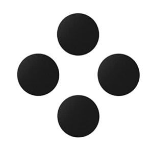 4 Pièces Plaques de métal Minces avec Adhésif pour Support Téléphone Voiture Magnétique