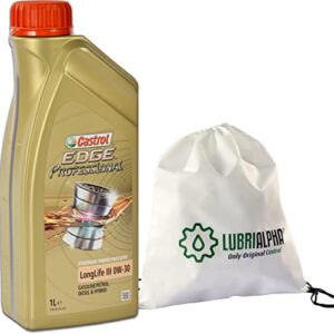 Huiles moteur 0w30 voiture essence diesel lubrifiant Castrol Edge Professional LongLife III