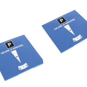 Lot de 2 disques de stationnement pour zone bleue