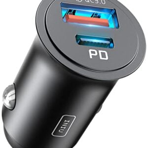 Allume Cigare USB, USB C PD 30W Charge Rapide