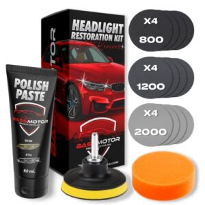 Kit Rénovation et Polissage Phares de Voiture