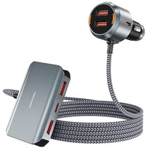 Chargeur Allume Cigare USB Chargeur Voiture 96W 6 Ports USB Charge Rapide